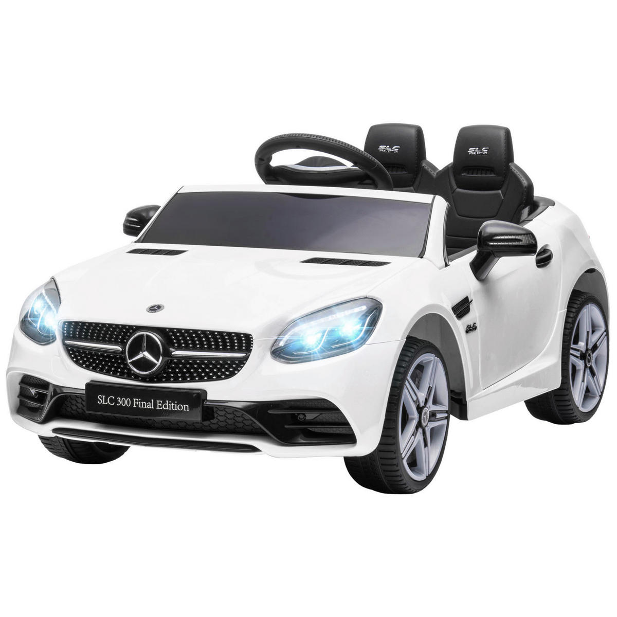 AIYAPLAY Kinder-Elektroauto weiß B/H/L: ca. 62,5x44x107 cm Kinder Elektroauto - weiß (107,00/62,50/44,00cm) - AIYAPLAY