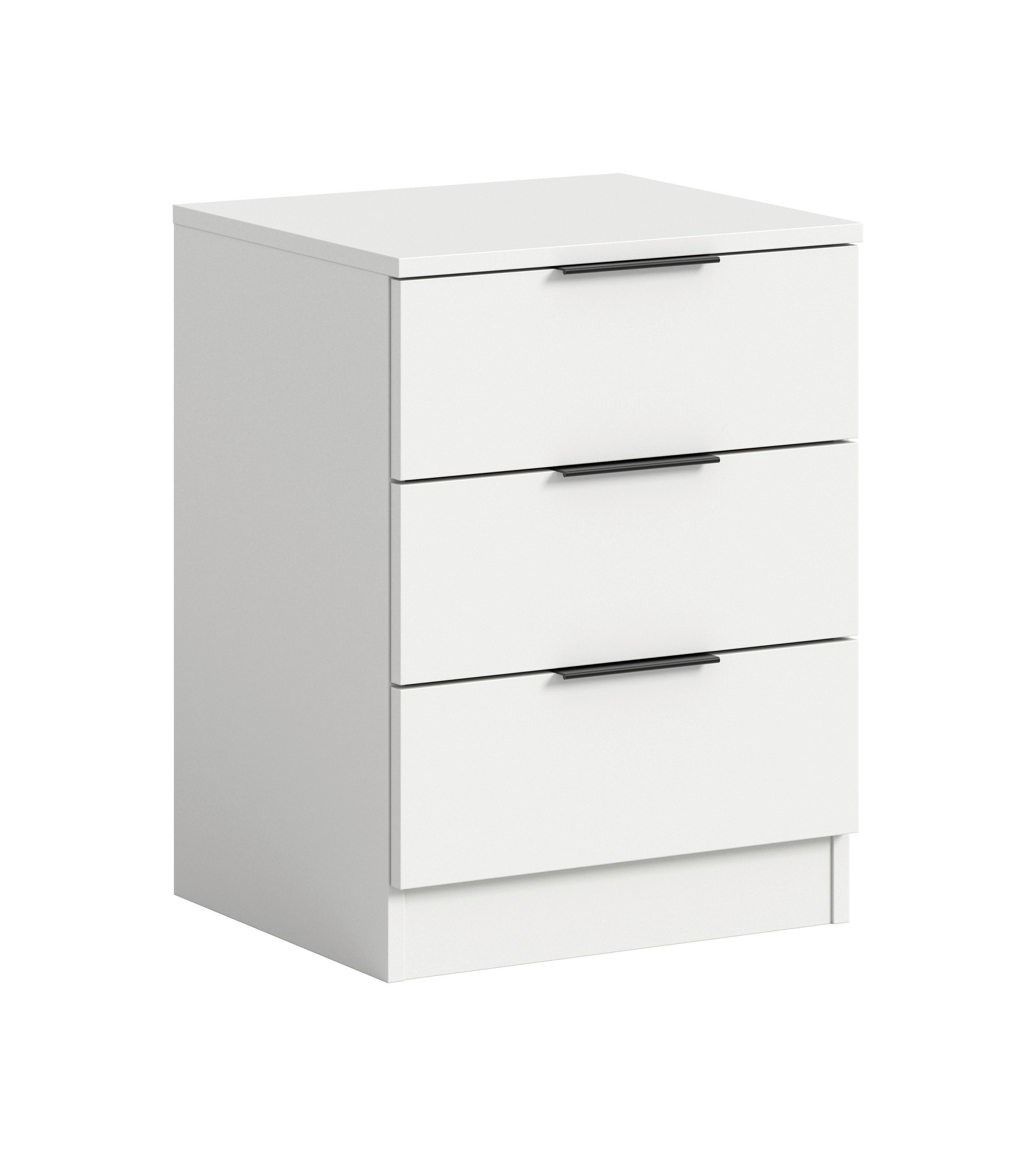 Nachtkonsole KOPENHAGEN weiß B/H/T: ca. 45x60x40 cm KOPENHAGEN - weiß (45,00/60,00/40,00cm) - xonox.home