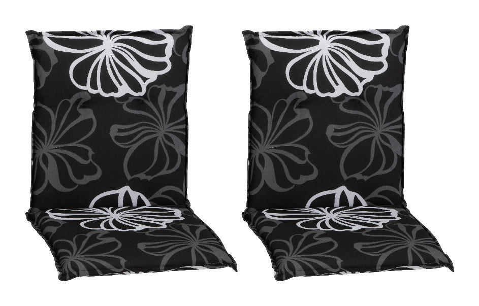 Beo Saumauflage für Niederlehner Beckley anthrazit Polyester-Mischgewebe B/H/L: ca. 50x6x101 cm 2er Set Beckley - weiß/anthrazit (101,00/50,00/6,00cm) - Beo