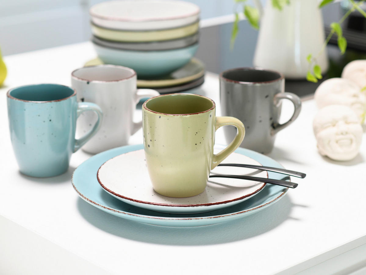 CreaTable Kombiservice Fashion multicolor Keramik 16 tlg. Fashion - multicolor - CreaTable