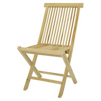 VCM Klappstuhl teak Holz B/H/T: ca. 46x89x62 cm Klappstuhl - teak (46,00/89,00/62,00cm) - VCM