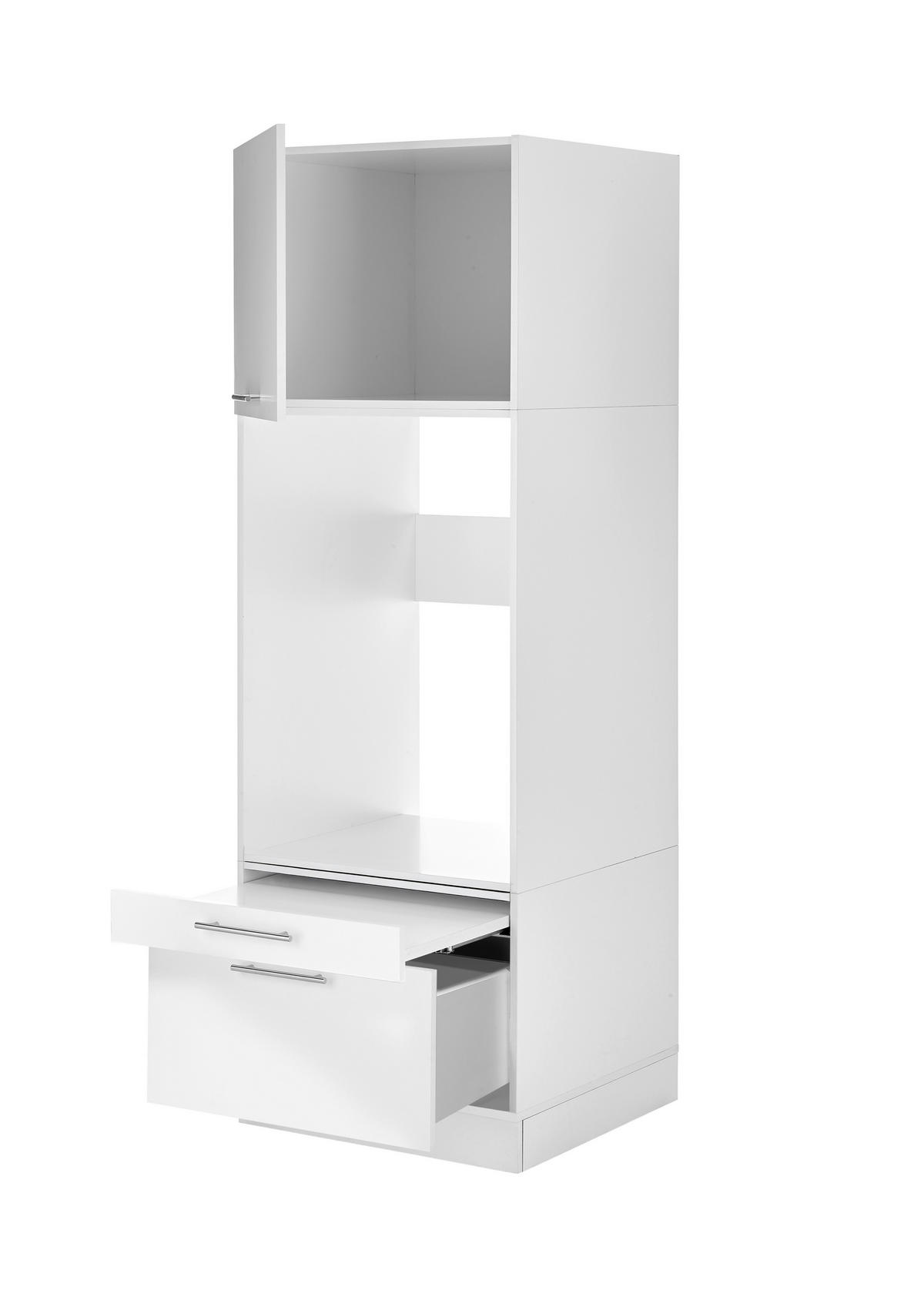 Respekta Waschmaschinenschrank Clara weiß matt B/H/T: ca. 67,4x200x67,6 cm Clara - weiß (67,40/200,00/67,60cm) - Respekta