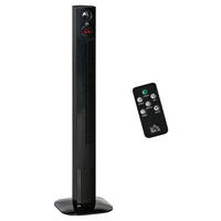 HOMCOM Ventilator schwarz Kunststoff Polypropylen Edelstahl B/H/L: ca. 31,5x31,5x117 cm Turmventilator - schwarz (117,00/31,50/31,50cm) - HOMCOM