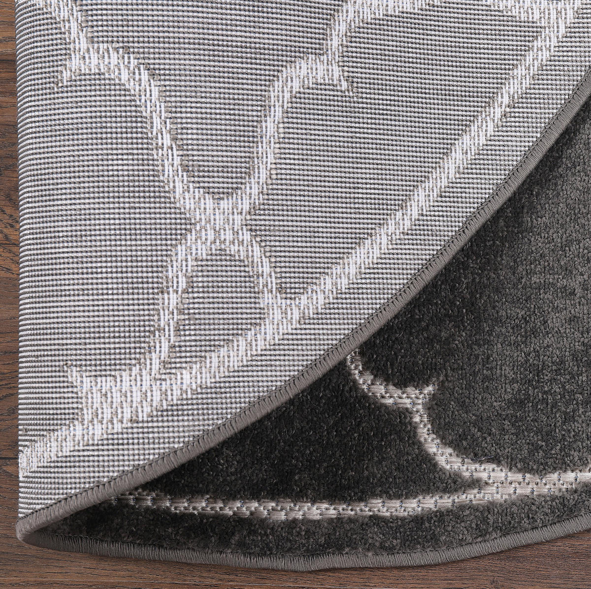 Sanat Outdoorteppich BERLIN grau B/L: ca. 120x120 cm BERLIN - grau (120,00/120,00cm) - Sanat