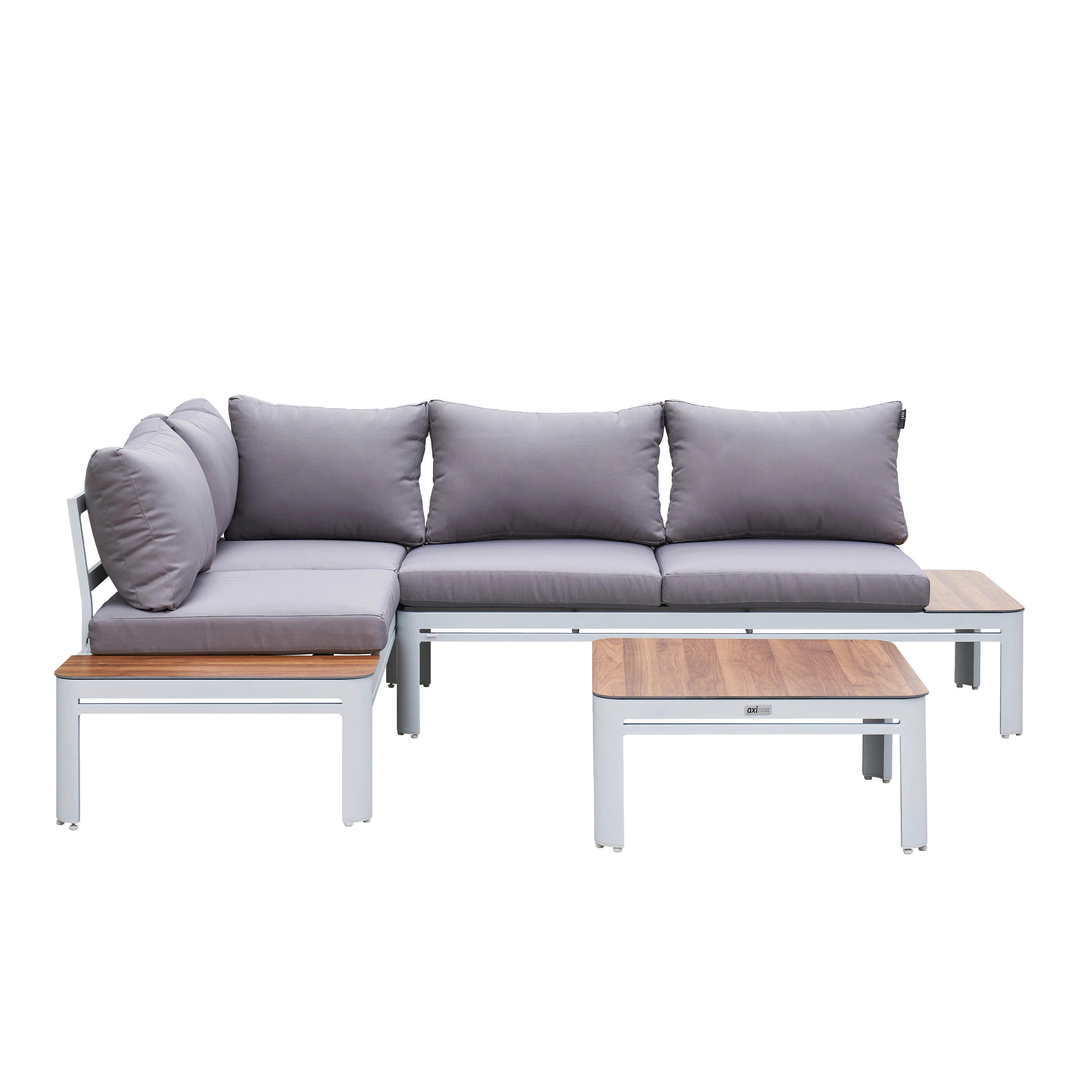 AXI Outdoor Living Loungeset Eos braun Textil B/H/L: ca. 157x65x71 cm