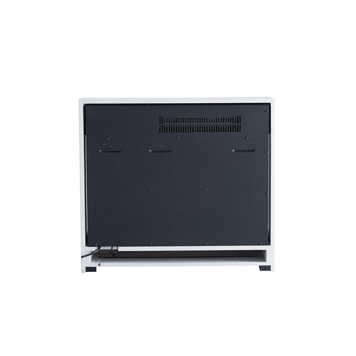 Balderia Wandkamin Elektrischer-Kamin Alva weiß MDF B/H/T: ca. 63,4x72,6x20 cm Elekt.-Kamin Alva EM279B - weiß (63,40/72,60/20,00cm) - Balderia