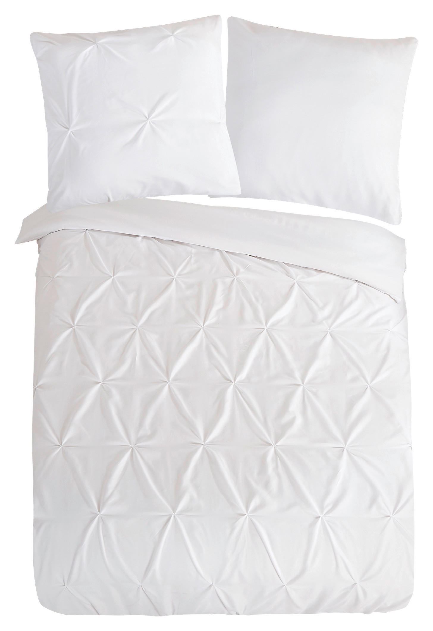Bettwäsche Elegance weiß Polyester B/L: ca. 135x200 cm Elegance - weiß (135,00/200,00cm) - Pure