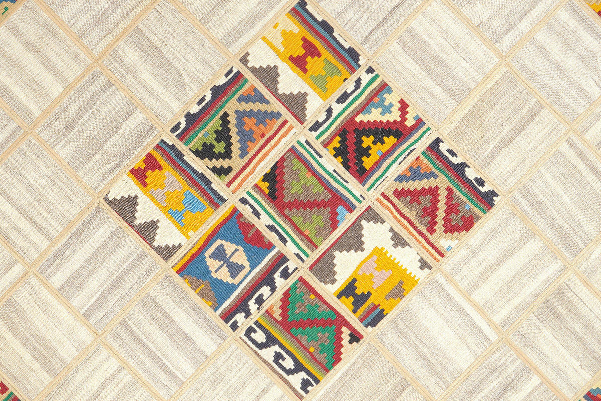 PersaTepp Teppich Kelim Tekkehdouz beige B/H/L: ca. 150x1x200 cm Kelim Tekkehdouz - beige (200,00/150,00/1,00cm) - PersaTepp