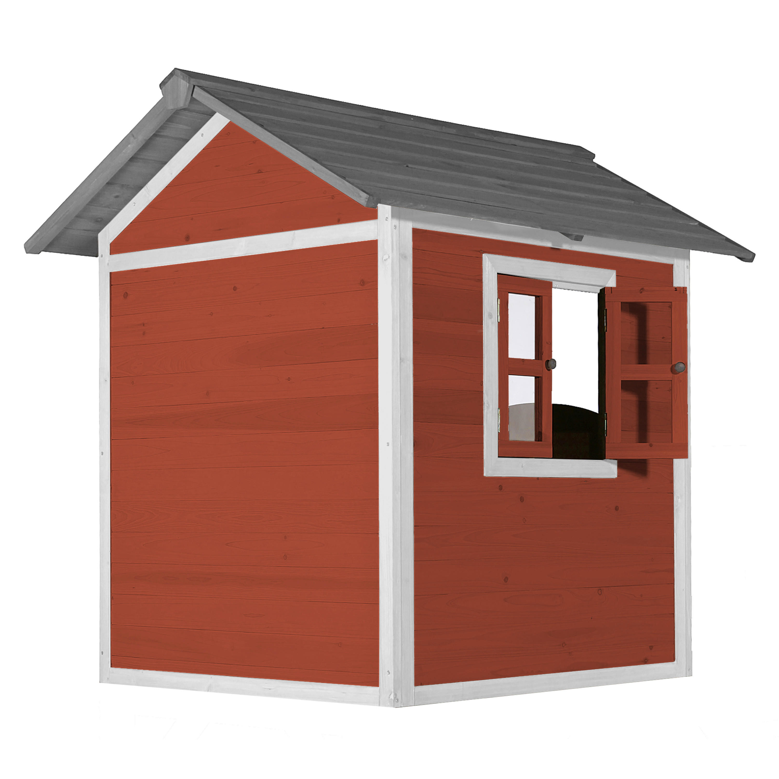 AXI Spielhaus Lodge rot B/H/L: ca. 111x1...