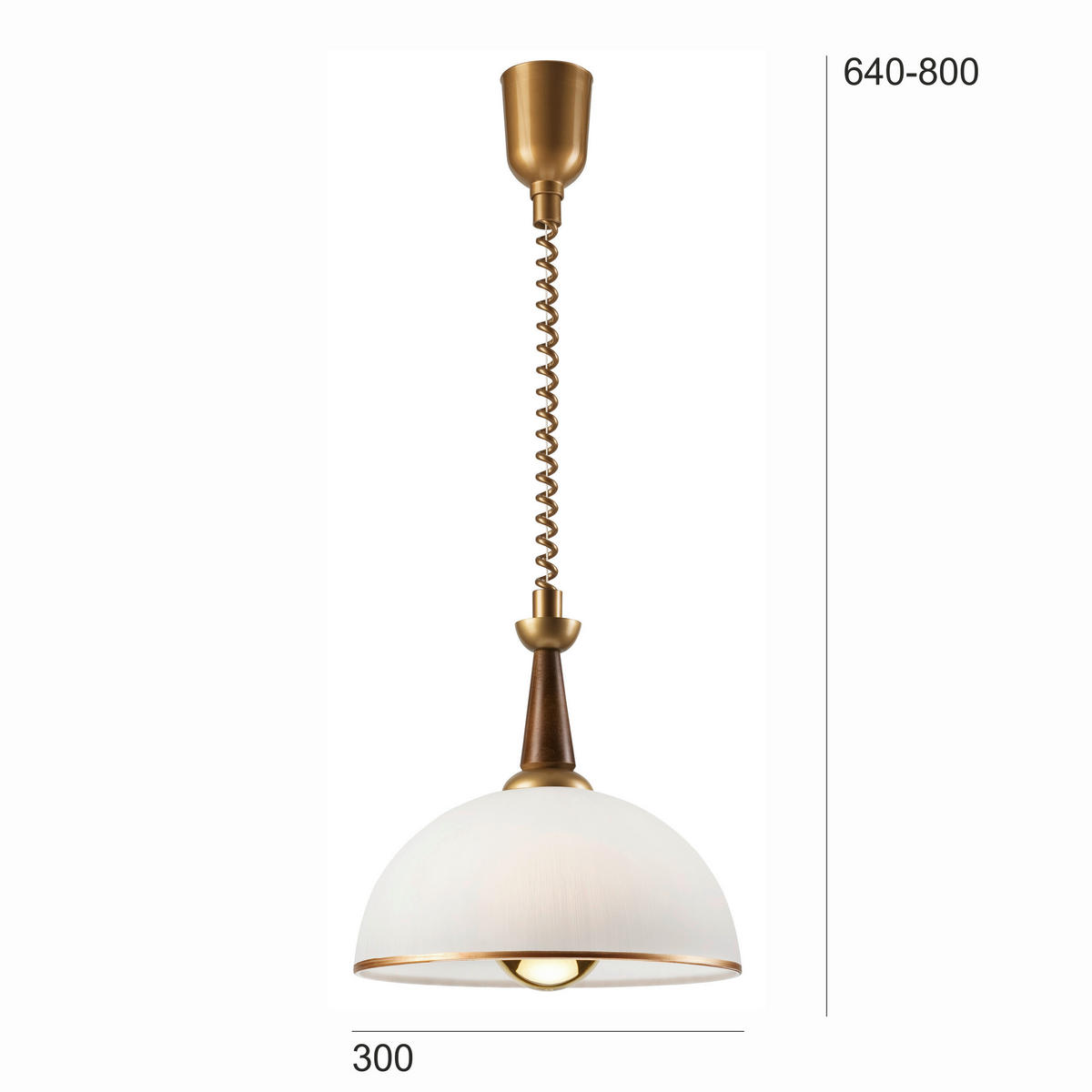 Lamkur Deckenleuchte gold Glas B/H/L: ca. 64x30x64 cm E27 1 Brennstellen CHIARA - gold (64,00/64,00/30,00cm) - Lamkur