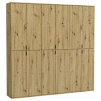 Garderobe PROJEKT Eiche Artisan Nachbildung B/H/T: ca. 183x193x34 cm PROJEKT - Eiche (183,00/193,00/34,00cm) - xonox.home