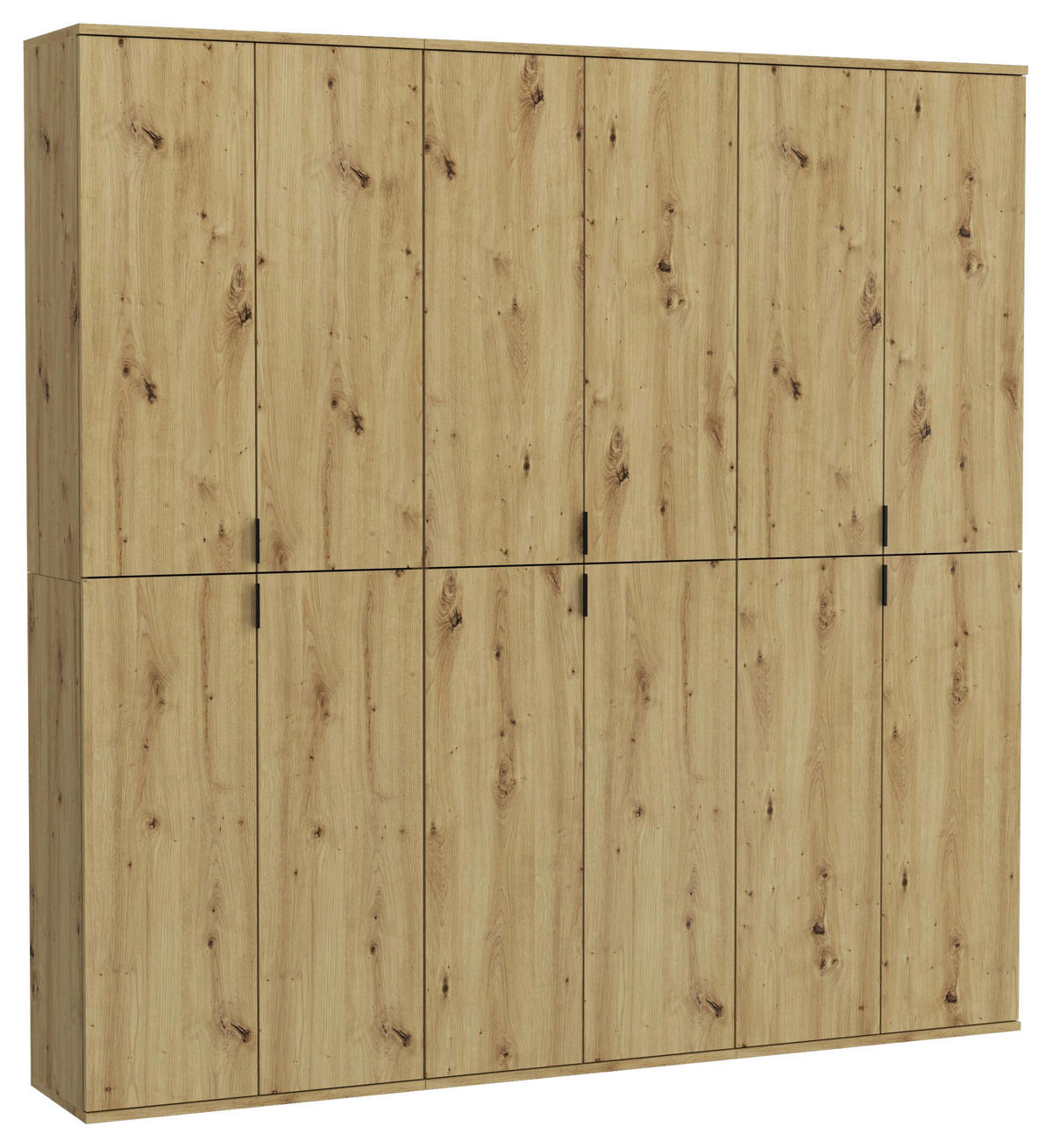 Garderobe PROJEKT Eiche Artisan Nachbildung B/H/T: ca. 183x193x34 cm PROJEKT - Eiche (183,00/193,00/34,00cm) - xonox.home