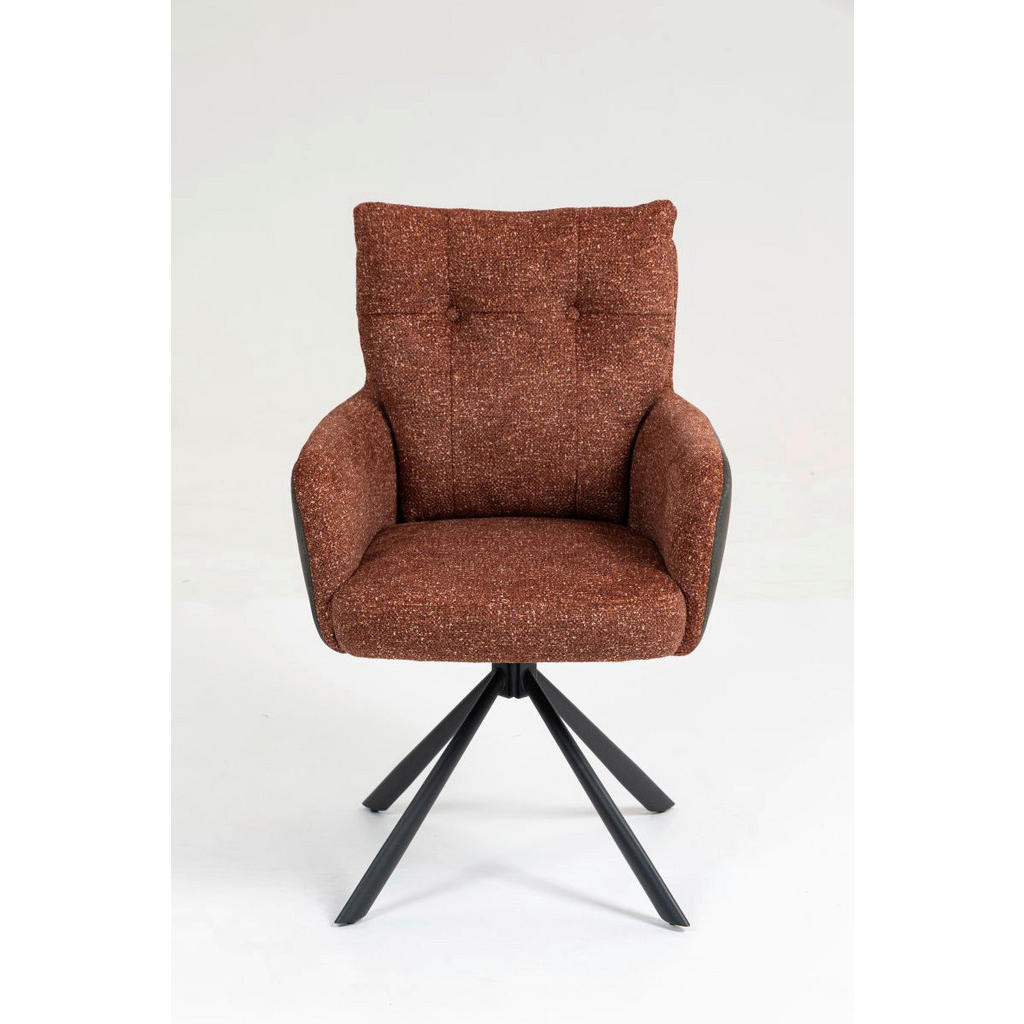 Thumbnail - Drehstuhl Lecce rost Microfaser