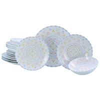 CreaTable Kombiservice Primavera pastell Steinzeug 16 tlg. Primavera - pastell - CreaTable