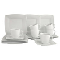 CreaTable Kaffeeservice Victoria weiß Porzellan 18 tlg. Victoria - weiß (0,00cm) - CreaTable