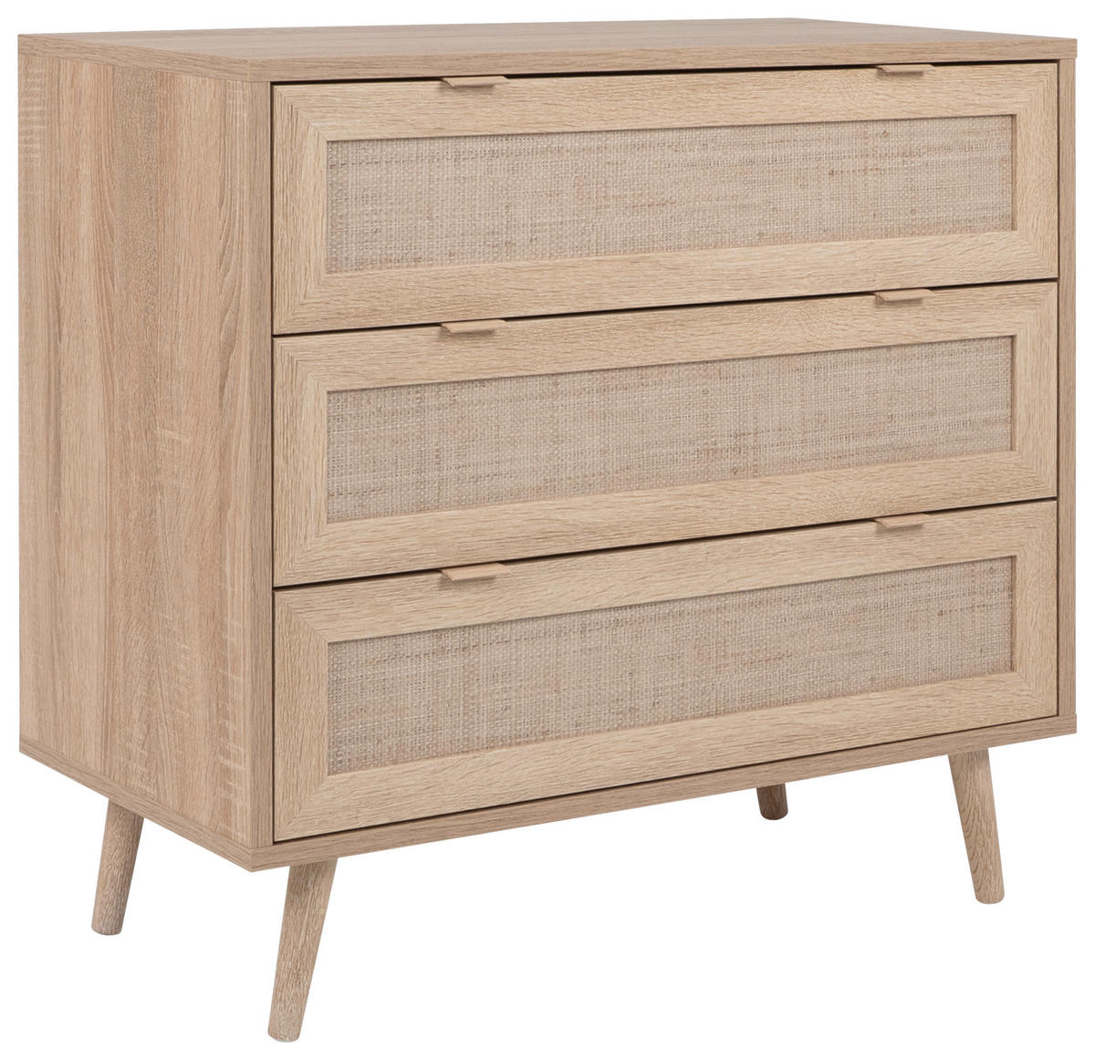 Kommode Bali Eiche Sonoma Nachbildung B/H/T: ca. 80x80x40 cm Bali - Eiche (80,00/80,00/40,00cm)
