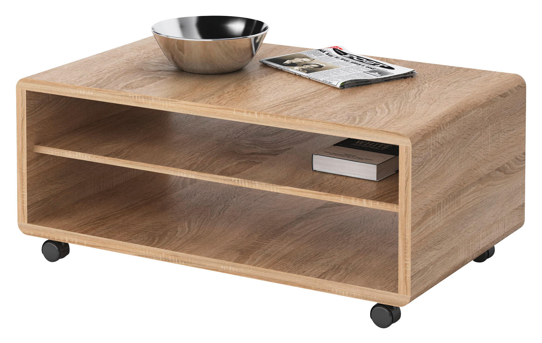Couchtisch Martigny Eiche Sonoma Nachbildung B/H/T: ca. 100x43x59 cm Martigny - Eiche (100,00/43,00/59,00cm)