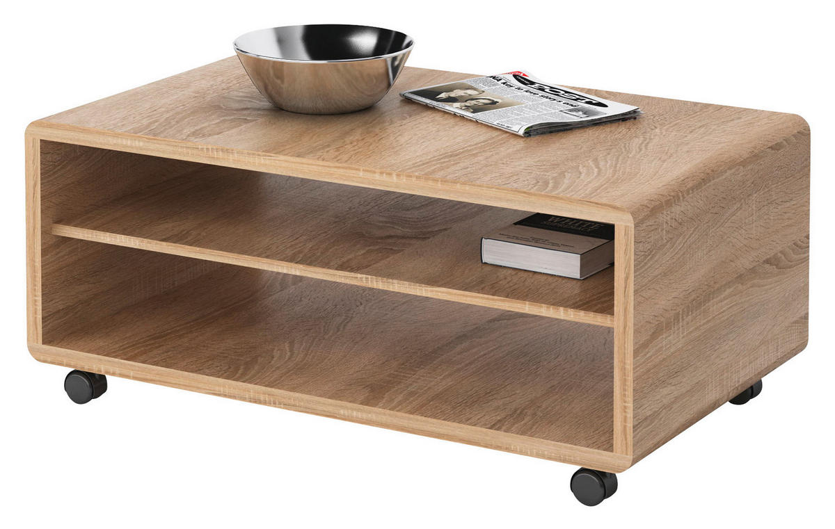 Couchtisch Martigny Eiche Sonoma Nachbildung B/H/T: ca. 100x43x59 cm Martigny - Eiche (100,00/43,00/59,00cm)