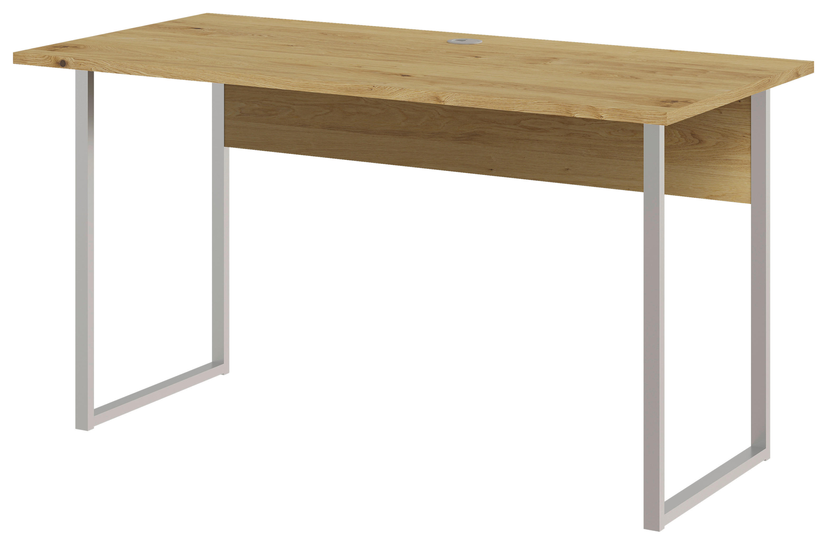 Schreibtisch  B/H/T: ca. 138x74x67 cm Princeton_Schreibtisch 377-111 - Eiche/weiß (138,00/74,00/67,00cm)