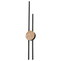 Lamkur LED-Wandleuchte Chrom PVC Stahl B/H/L: ca. 12x80x12 cm Longo - Chrom (12,00/12,00/80,00cm) - Lamkur