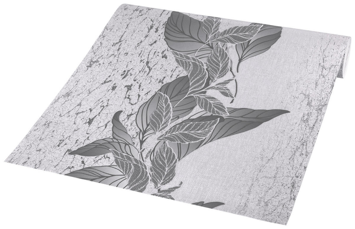 Vliestapete Floral grau B/L: ca. 53x1005 cm Vliestapete_10036-10 - grau (53,00/1005,00cm)