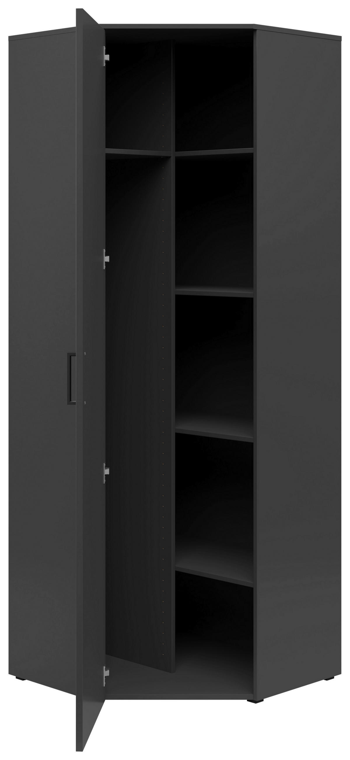 Schrank Multi-Stauraum Typ 43 anthrazit B/H/T: ca. 101x195x79 cm Multi-Stauraum Typ 43 - anthrazit (101,00/195,00/79,00cm)