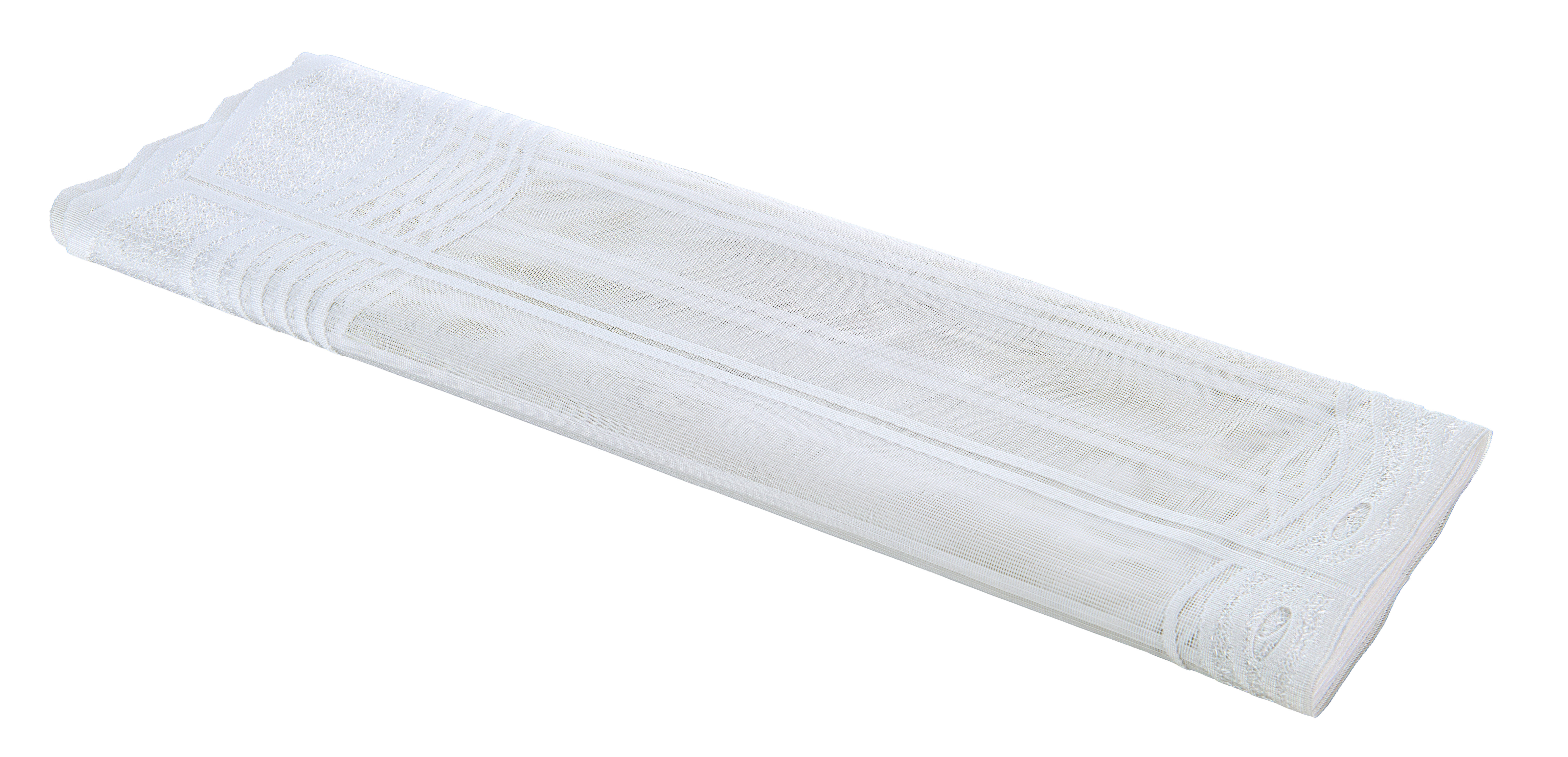 Scheibengardinen-Meterware Welden weiß H: ca. 60 cm Welden - weiß (60,00cm)