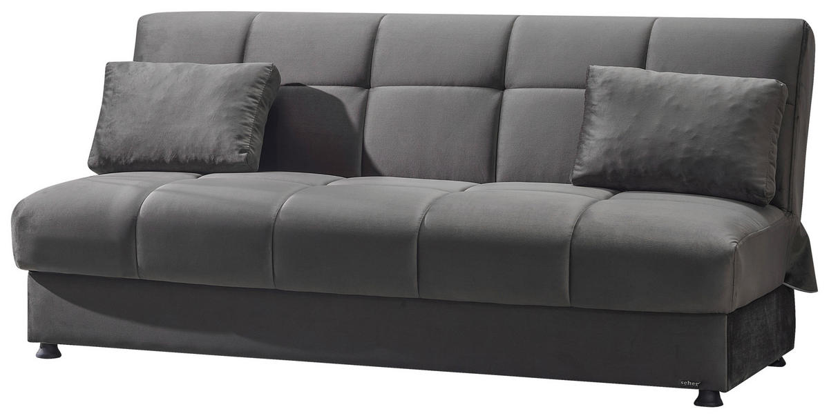 Schlafsofa Alonso grau B/H/T: ca. 199x90x86 cm Alonso - grau (199,00/90,00/86,00cm)