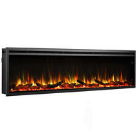 Balderia Elektrischer-Kamin Atlanta EF289B B/H/L: ca. 14,7x48x183 cm Elektro-Kamin Atalanta 72" - (183,00/14,70/48,00cm) - Balderia