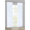 Schiebevorhang Neapel weiß B/L: ca. 60x245 cm Neapel - weiß (60,00/245,00cm) - POCOline