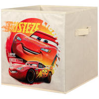 Stoffbox Cars beige B/H/T: ca. 32x32x32 cm Cars - beige (32,00/32,00/32,00cm)