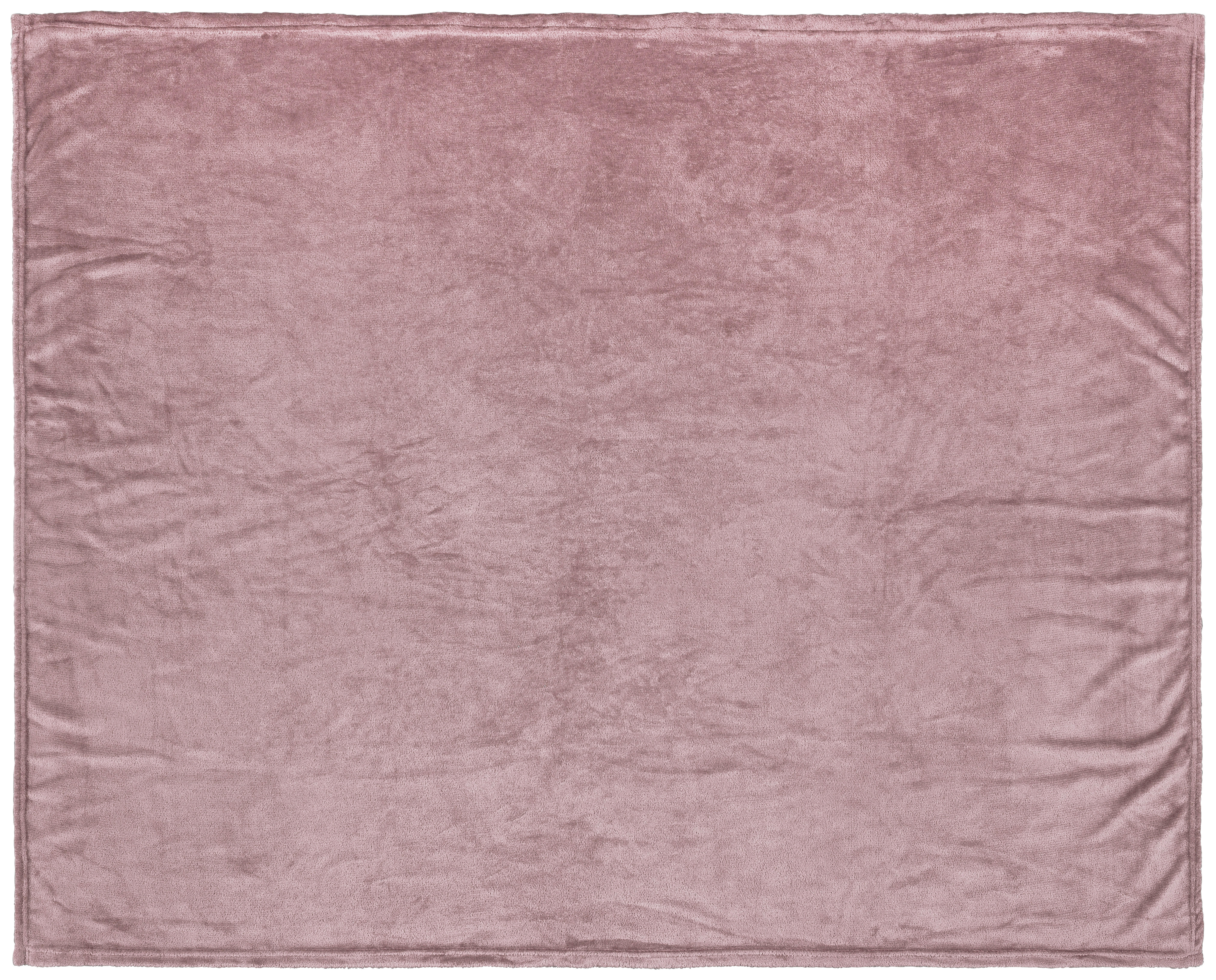 Flanelldecke Flanelldecke 130x160cm altrosa - altrosa (130,00/160,00cm) - Sensation