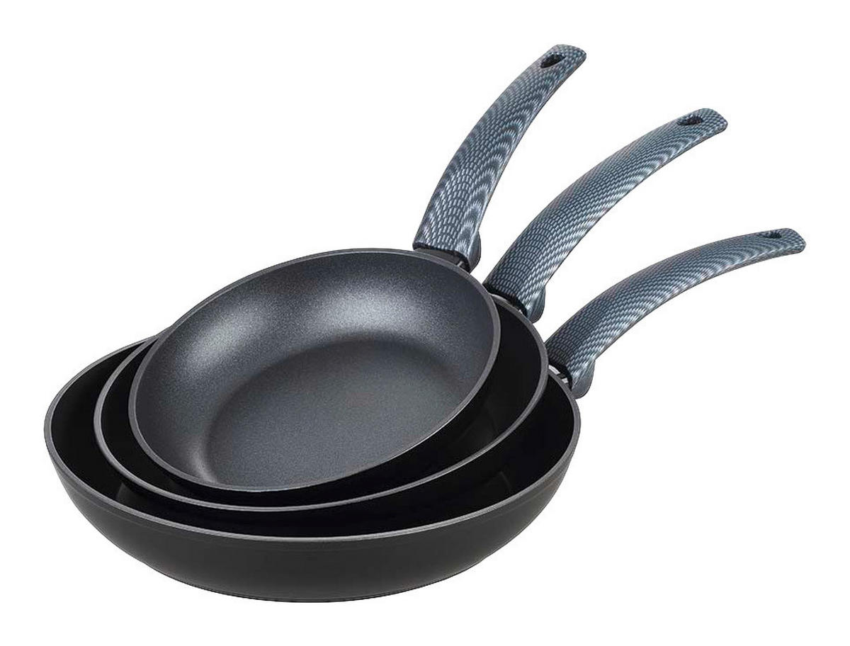 MICHELINO Pfannenset Nora schwarz Aluminium Nora - schwarz - MICHELINO