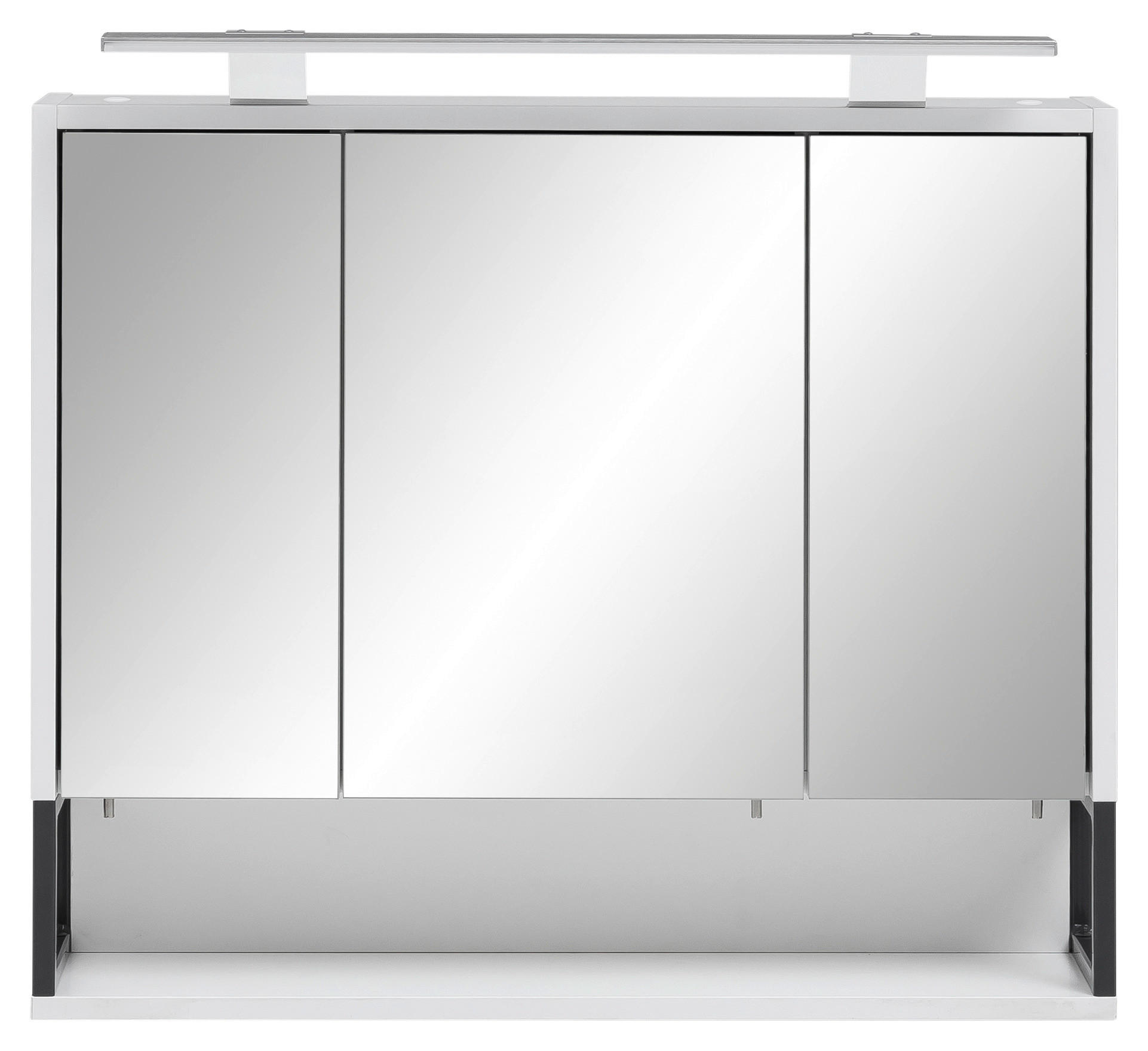 Spiegelschrank Limone weiß B/H/T: ca. 70x66,1x16 cm Limone - weiß (70,00/66,10/16,00cm) - Möbelpartner