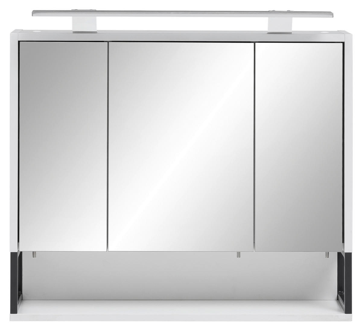 Spiegelschrank Limone weiß B/H/T: ca. 70x66,1x16 cm Limone - weiß (70,00/66,10/16,00cm) - Möbelpartner
