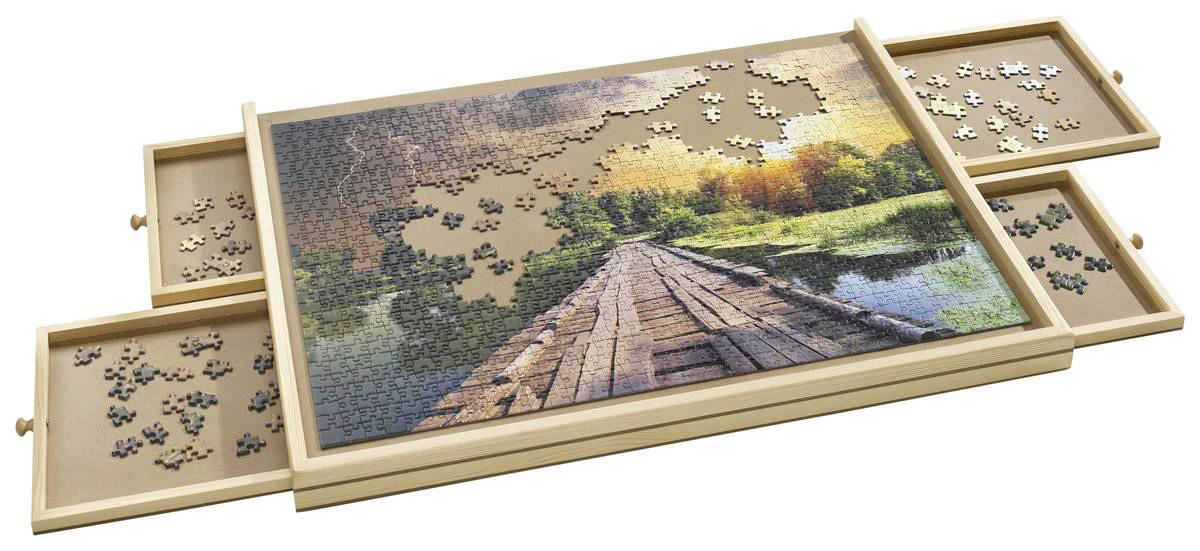 HI Puzzlebrett 1500er B/H/L: ca. 67x4,5x90 cm 1500er - natur (90,00/67,00/4,50cm) - HI