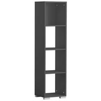 Regal Carlos anthrazit B/H/T: ca. 36,3x142,7x33 cm Carlos - anthrazit (36,30/142,70/33,00cm) - Möbelpartner