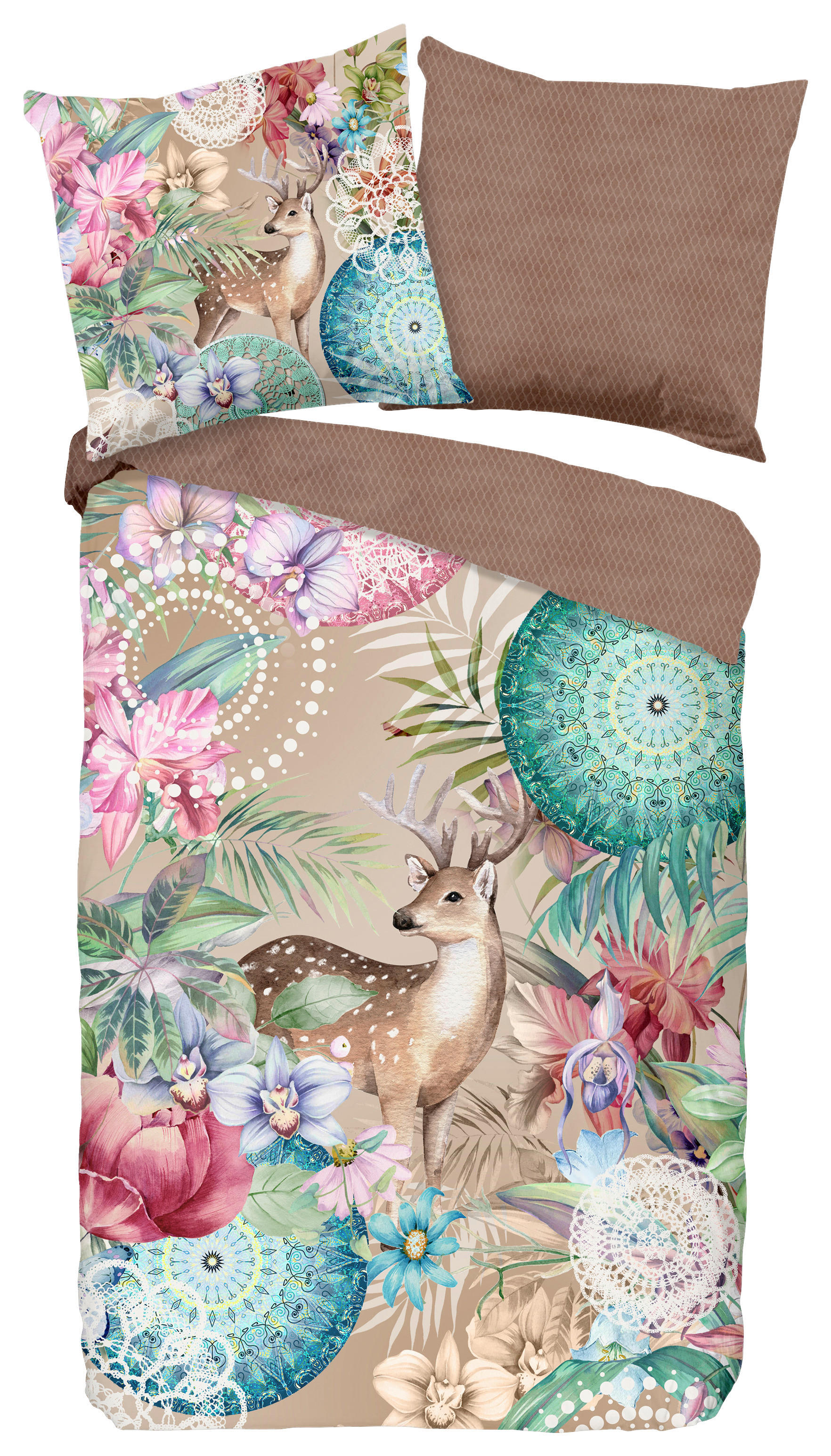 Bettwäsche Hebe Multi Baumwolle B/L: ca. 155x220 cm Hebe - Multi (155,00/220,00cm) - HIP