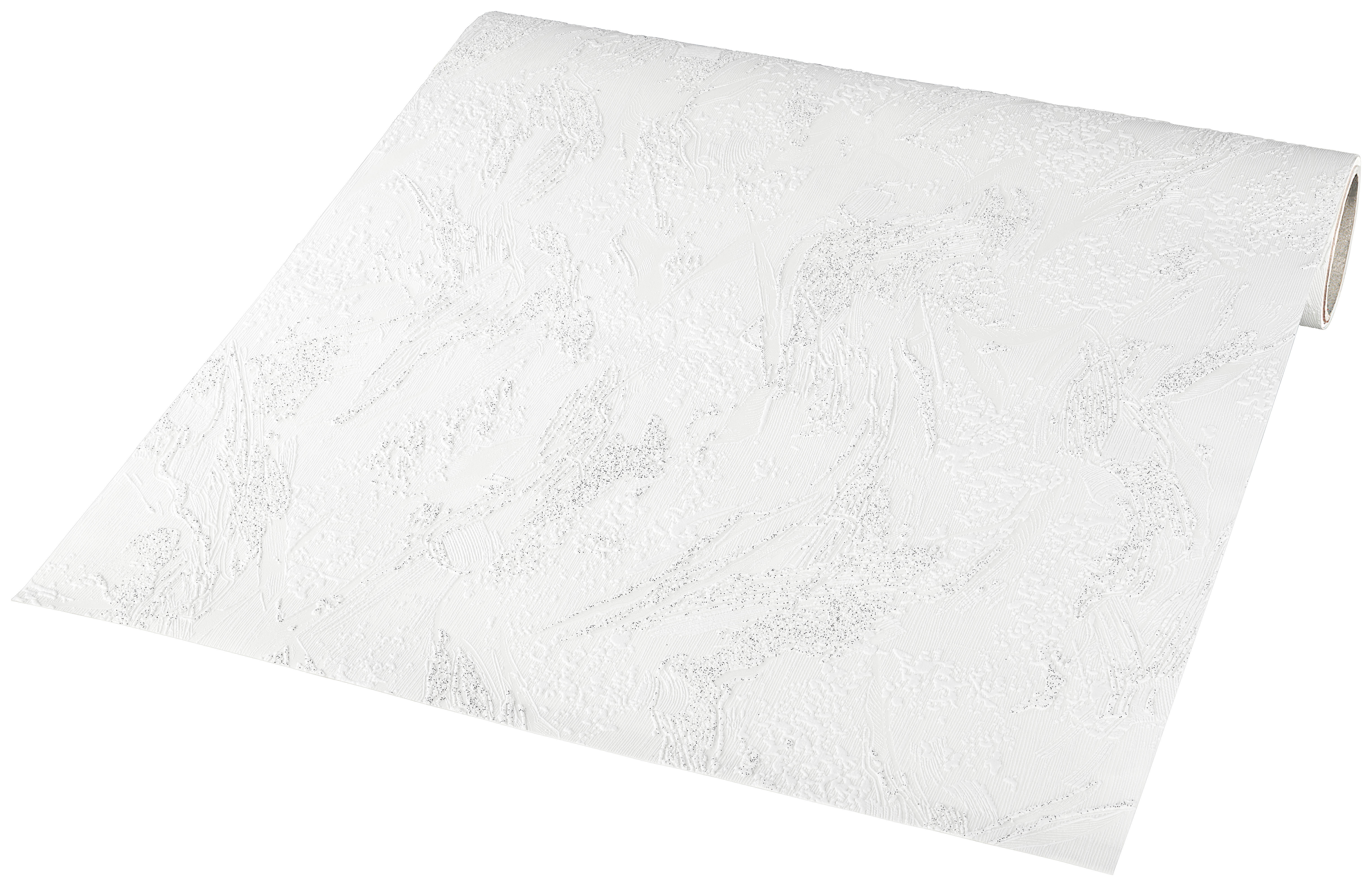 Vliestapete Glitzeroptik weiß B/L: ca. 53x1005 cm Vliestapete_10000-01 - weiß (53,00/1005,00cm)
