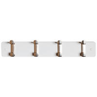 Garderobenleiste  weiß Metall B/H/T: ca. 45x7x6 cm Freddy_1_Garderobenleiste 55300 - weiß (45,00/7,00/6,00cm)