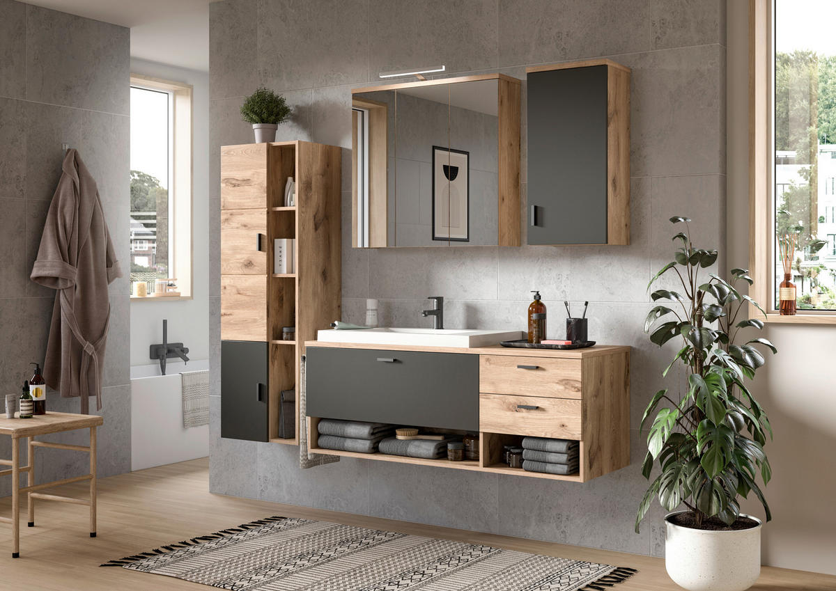 Midischrank GRADO B/H/T: ca. 48x144x35 cm GRADO - (48,00/144,00/35,00cm) - xonox.home