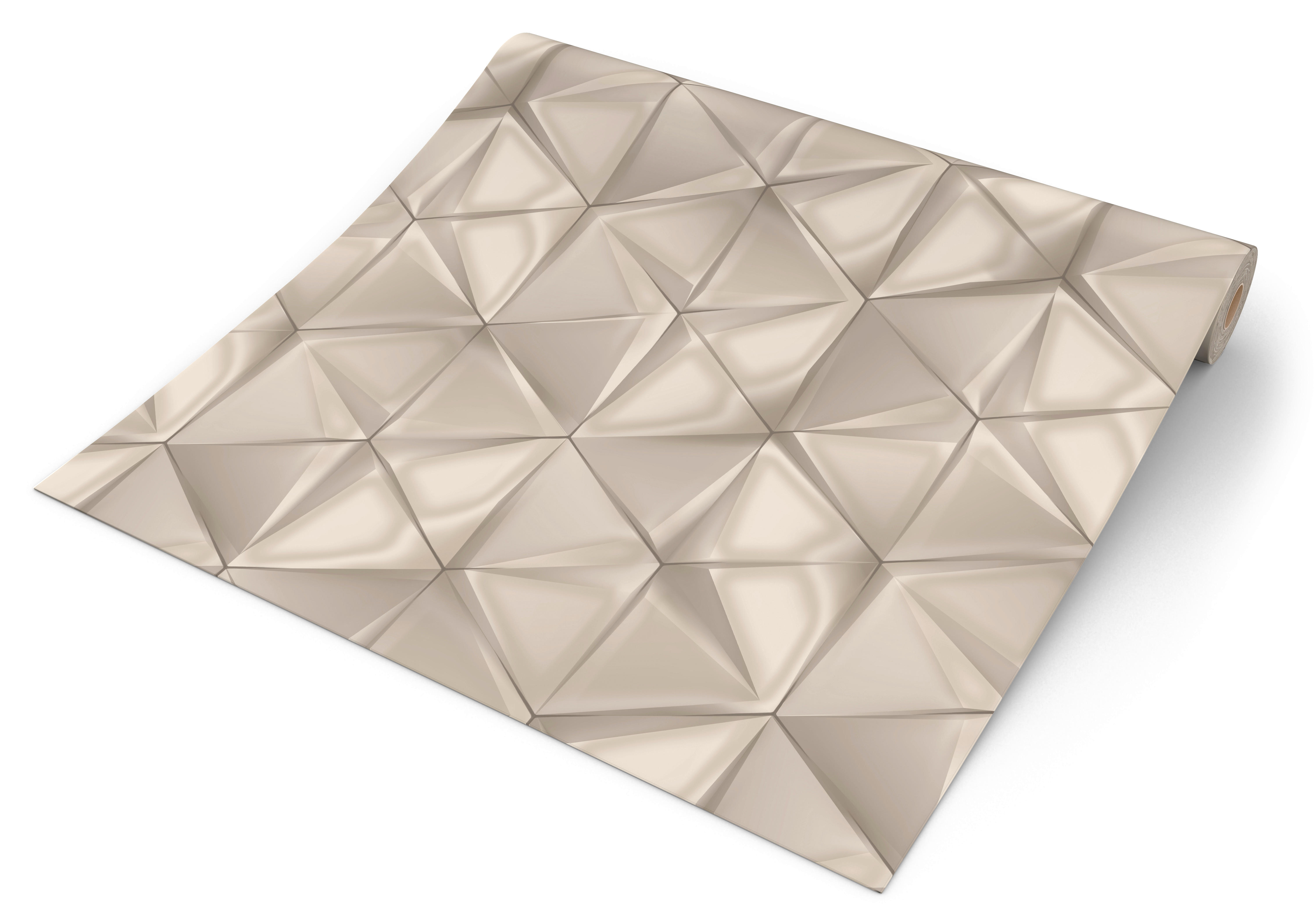 UGEPA Vinyltapete 3D-Optik beige Vinyltapete_M34927 - beige - UGEPA