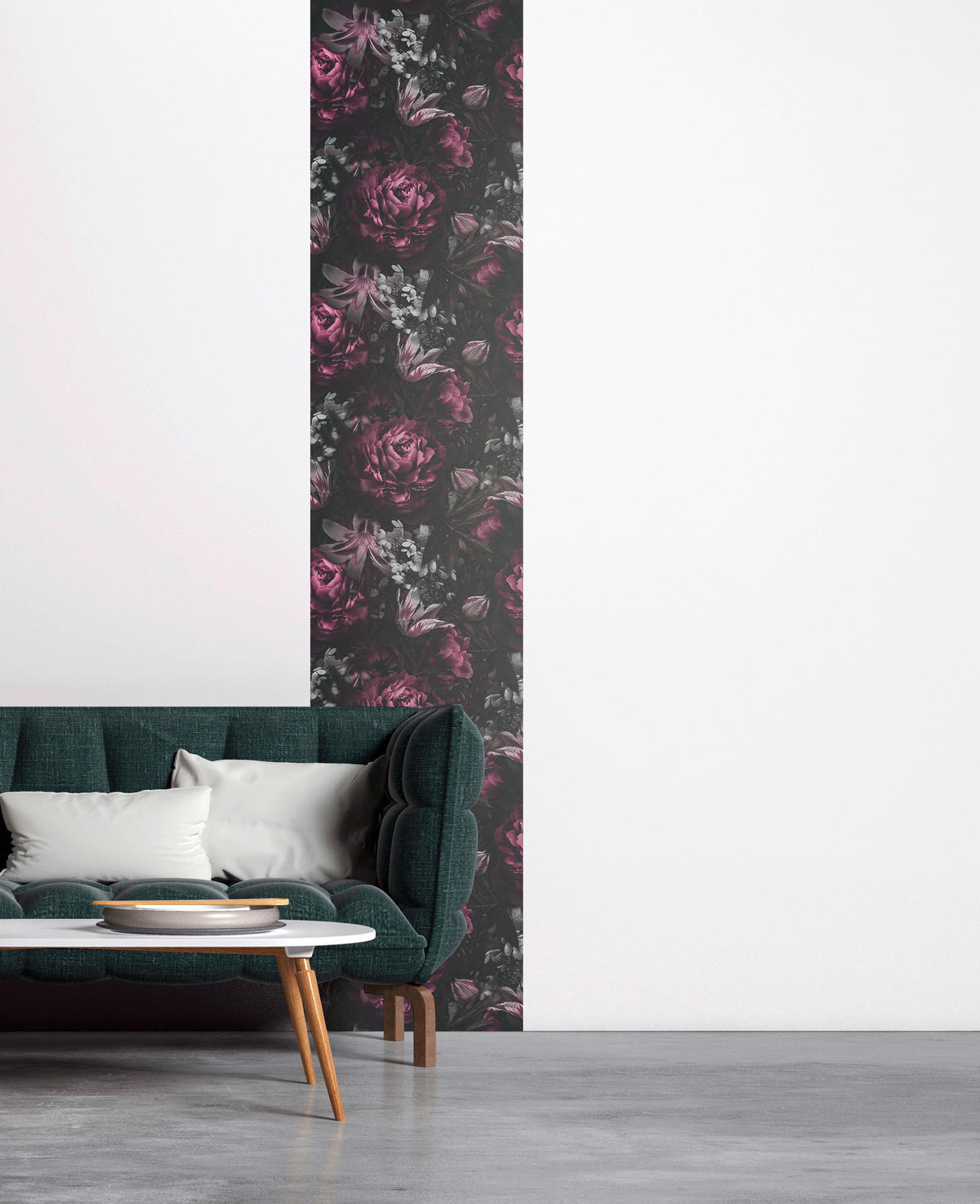 A.S.Création Tapete schwarz lila grau B/H/D: ca. 52x250x7,5 cm Tapete_selbstklebend - lila/schwarz (7,50/250,00cm) - A.S.Creation