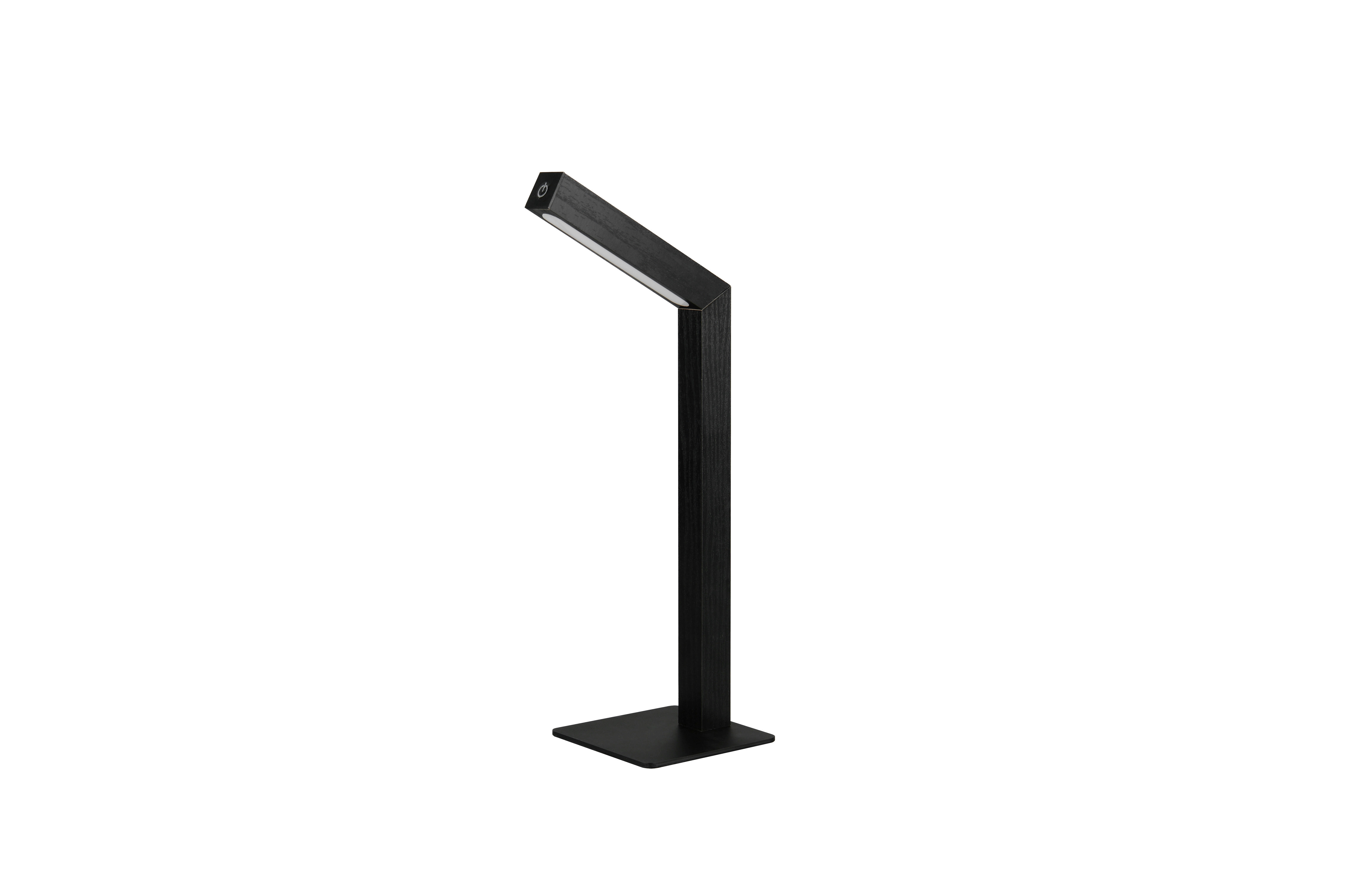 Reality LED Tischleuchte SKIP mattschwarz MDF B/H/T: ca. 11x37,5x14,5 cm 1 Brennstellen Skip - mattschwarz (11,00/37,50/14,50cm) - Reality