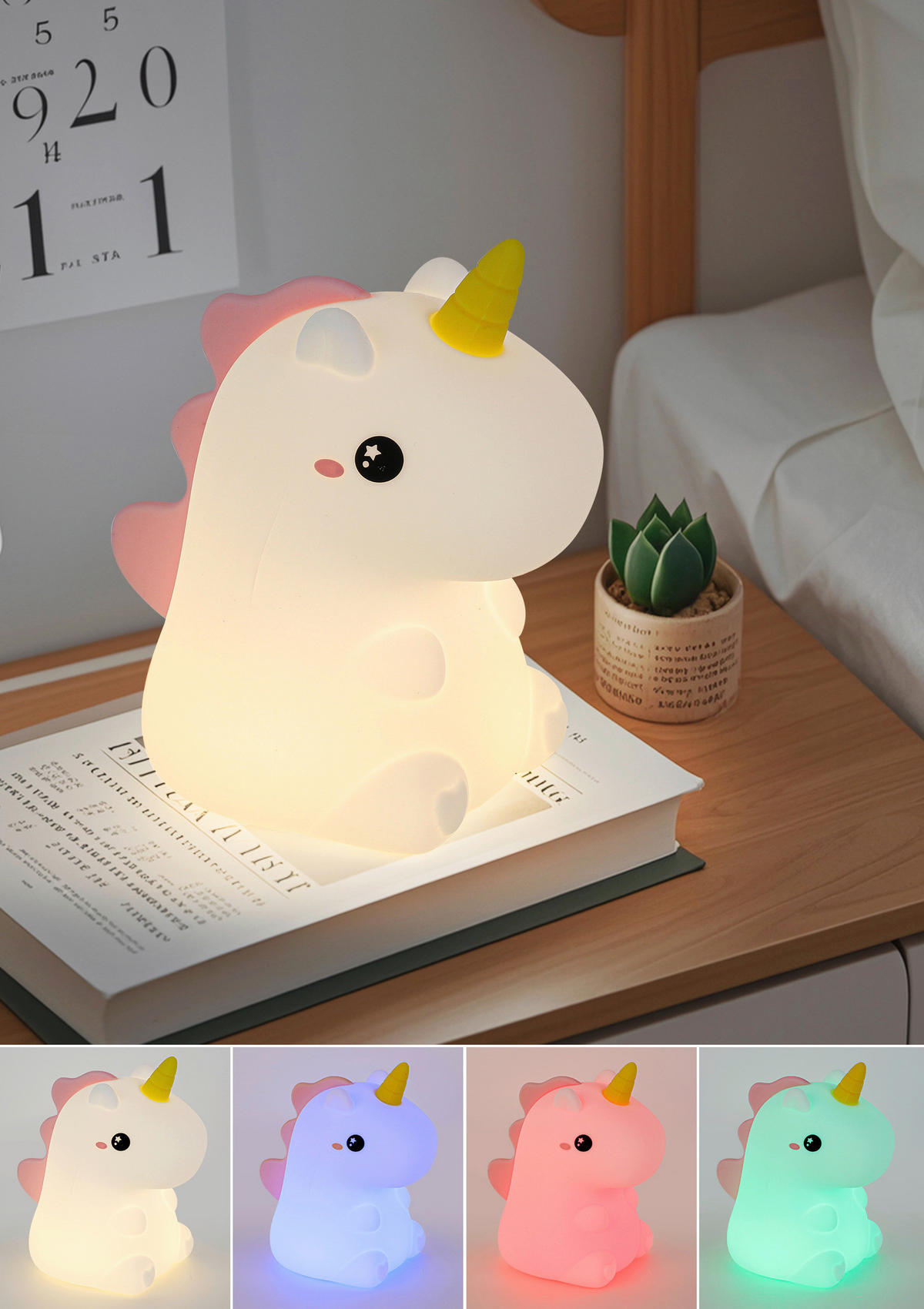 Nolo LED-Dekoleuchte B/H/L: ca. 9x15x13 cm LED-Dekoleuchte_Unicorn - (13,00/9,00/15,00cm) - Nolo