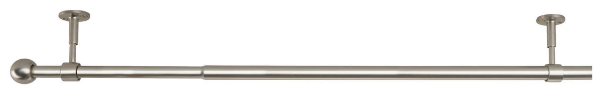 Stilgarnituren Edelstahloptik Metall L: ca. 400 cm ausziehbar von ca. 210 bis 400 cm 1.0 Läufe Teleskopgarnitur_2in1 - Edelstahloptik (400,00cm) - ondeco