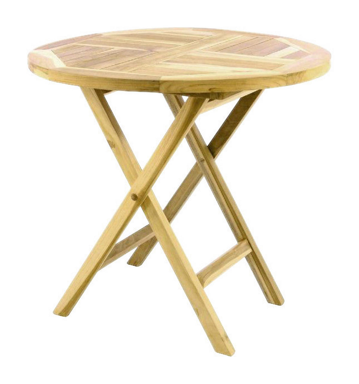 VCM Balkontisch hellbraun Teakholz H/T/D: ca. 75x15x80 cm Balkontisch - hellbraun (80,00/75,00cm) - VCM