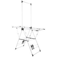 EasyMaxx Flügelwäschetrockner weiß Wäscheständer_EASYmaxx - weiß/schwarz (60,50/8,00/108,00cm) - EasyMaxx