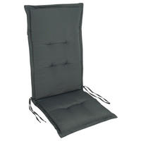 Acus collection Auflage Luisa anthrazit Polyester B/H/L: ca. 47x3,5x115 cm Luisa - anthrazit (115,00/47,00/3,50cm) - Acus collection