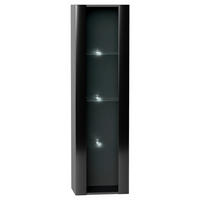 Hängevitrine VIVIEN schwarz schwarz glanz B/H/T: ca. 40x140x30 cm VIVIEN - schwarz (40,00/140,00/30,00cm) - WIPMEB